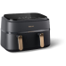 PHILIPS  Airfryer 3000-serie Dual Basket - NA352/00 - Dubbele Mand - 9 L - Tot 6 Personen  - Heteluchtfriteuse - Zwart