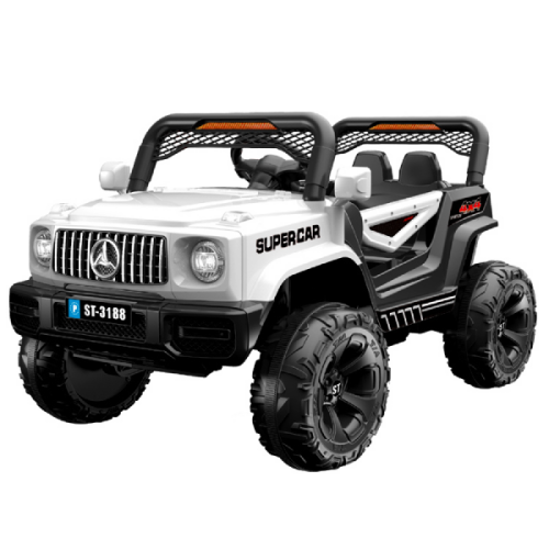 E-KIDS SUV-cabrio White