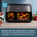 PHILIPS  Airfryer 3000-serie Dual Basket - NA352/00 - Dubbele Mand - 9 L - Tot 6 Personen  - Heteluchtfriteuse - Zwart