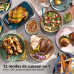PHILIPS  Airfryer 3000-serie Dual Basket - NA352/00 - Dubbele Mand - 9 L - Tot 6 Personen  - Heteluchtfriteuse - Zwart