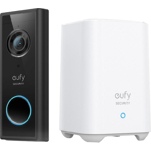 EUFY Slimme video-deurbel + HomeBase 2K (E82101W4) Video deurbel