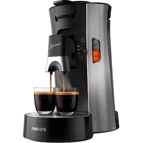 PHILIPS Senseo Select  (CSA250/10) - Koffiepadmachine - Met padsysteem - 900 ml - Inox
