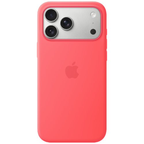 APPLE Cover Silicone MagSafe iPhone 17 Pro Max - Bright Guava