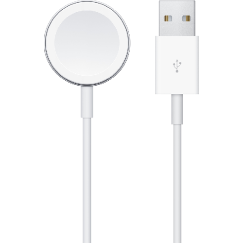 APPLE Watch Magnetische Oplaadkabel USB-A 1 M Wit (MW6A3ZM/A )