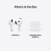 APPLE AirPods 4 + Oplaadcase MXP63ZM/A In-ear Draadloze oordopjes Wit