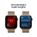 APPLE Watch Series 11 GPS + Cellular - 46mm Gold Titanium Case - Gold Milanese Loop M/L