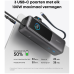 ANKER Powerbank Zolo (165W, ingebouwde intrekbare USB-C-kabel), 25000 mAh, Zwart Powerbank Zwart