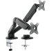 ISY Monitor standaard voor 2 monitors tot 32'' Dual Gaslift Zwart (IMA-2100)