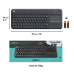 LOGITECH Draadloos toetsenbord K400 Plus AZERTY Zwart (920-007131)
