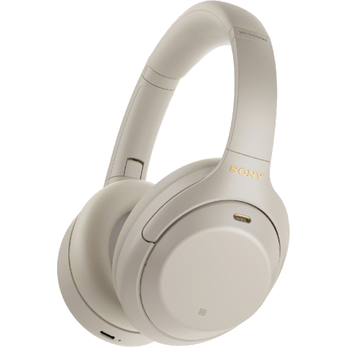 SONY WH-1000XM4 NFC WH1000XM4S.CE7 Over-ear Draadloze hoofdtelefoon Met Noise-cancelling Zilver