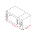 SAMSUNG MC28H5015AW/EF - Magnetron - 900 W - Inhoud 28 l