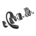 SHOKZ OpenFit 2+ TWS Open-ear Draadloze oordopjes Zwart