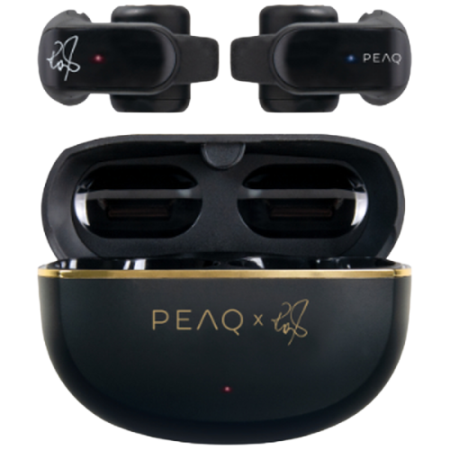 PEAQ PTW-4000-RW In-ear Draadloze oordopjes Zwart