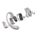 SHOKZ OpenFit 2+ TWS Open-ear Draadloze oordopjes Grijs