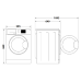 WHIRLPOOL Droogkast warmtepomp E (FFT M11 82B BE R)