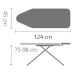 BRABANTIA Steam Unit - Soothing Sea - Strijkplank 124 x 45 cm
