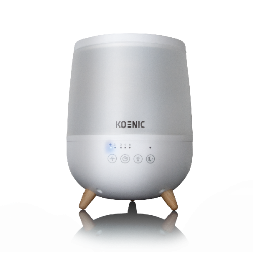 KOENIC KHU 25225 - Luchtbevochtiger - Evaporator (cold evaporation) - 20 m³ - 2 l - Zilver