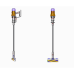 DYSON V12 Detect Slim Absolute (2023) - Steelstofzuiger 2-in-1 - Autonomie 1 h - Nickel