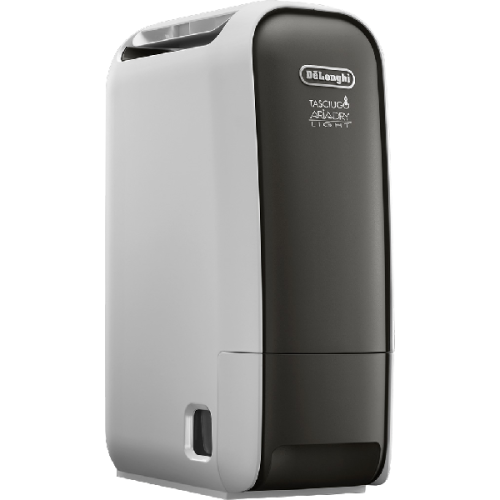DE LONGHI AriaDry Light (DNS65) - Luchtontvochtiger - 0,25 l/h - 80 m² - 2,8 l - Wit