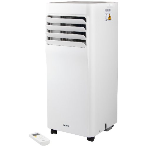 DOMO DO10181 airco CoolMax - Mobiele airconditioner - 75 m³ - 9000 BTU/h - Wit