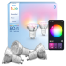 PHILIPS HUE Bundle Essential Slimme LED GU10 Spotlight Wit en gekleurd licht - 3-stuks + Dimmer switch draadloze schakelaar