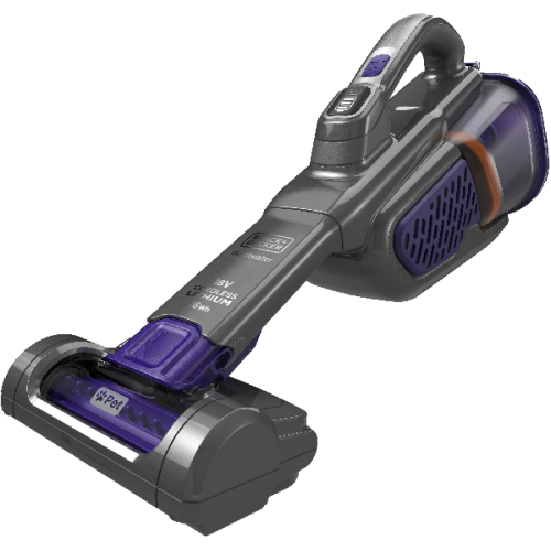 BLACK+DECKER PET 18 V (BHHV520BFP-QW) - Handstofzuiger - Autonomie 21 min - Paars