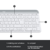 LOGITECH Draadloos toetsenbord en draadloze muis MK470 AZERTY Wit (920-009191)