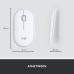 LOGITECH Draadloos toetsenbord en draadloze muis MK470 AZERTY Wit (920-009191)