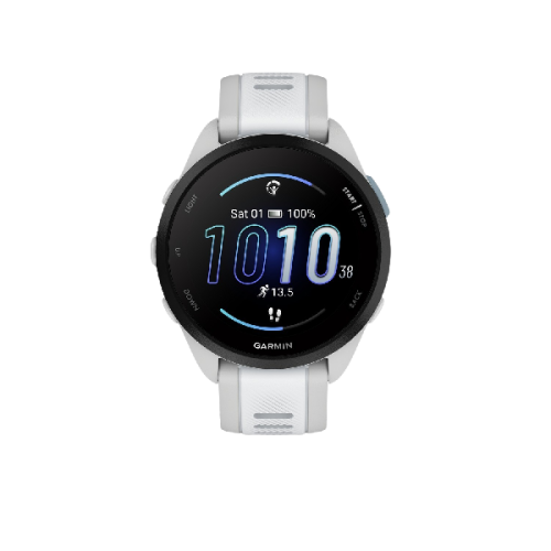 GARMIN Smartwatch Forerunner 165 Mist Grey / Whitestone (010-02863-21) Smartwatch