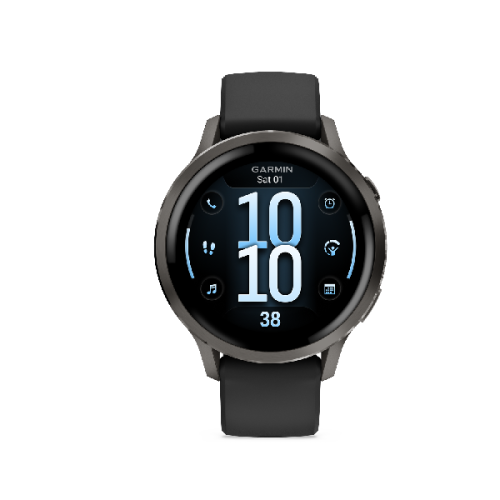 GARMIN Venu 4 41mm Black w/ Slate + Black Smartwatch
