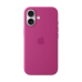 APPLE Cover iPhone 16 Silicone MagSafe Fuchsia (MYY53ZM/A)