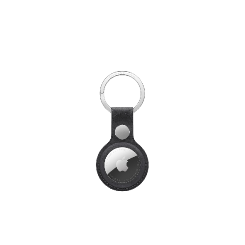APPLE FineWoven AirTag‑sleutelhanger Zwart