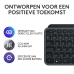 LOGITECH Draadloos toetsenbord en draadloze muis MX Master 3S MX Keys S MX Palm Palmsteun Zwart (920-011607)