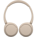 SONY Beige WHCH520C.CE7 On-ear Draadloze hoofdtelefoon Beige