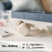 SONY Beige WHCH520C.CE7 On-ear Draadloze hoofdtelefoon Beige