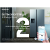 SAMSUNG RS70F64KETEF - Amerikaanse koelkast - breedte 91.2 cm - hoogte 178.4 cm - NoFrost