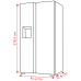 SAMSUNG RS70F64KETEF - Amerikaanse koelkast - breedte 91.2 cm - hoogte 178.4 cm - NoFrost