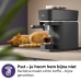 PHILIPS Baristina - BAR300/60 - Semi-Automatische Espressomachine, Pistonmachine - Koffiemachine met Bonen - Zwart - Semi automatische espressomachine - Zwart