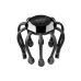 MEDIVON Octopus head massager 14 massage points usb-c grey