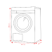 AEG LR76U96C - Wasmachine voorlader - 9 kg - 1600 rpm - 76 dB 