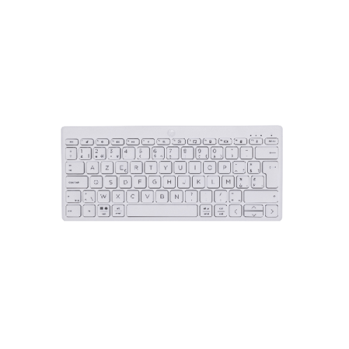 HP 350 White Compact Multi-Device Draadloos Standard Toetsenbord AZERTY Wit