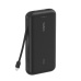 BELKIN Belkin Powerbank 20.000 mAh 30W Power Delivery met geïntegreerde USB-C-kabel - Zwart