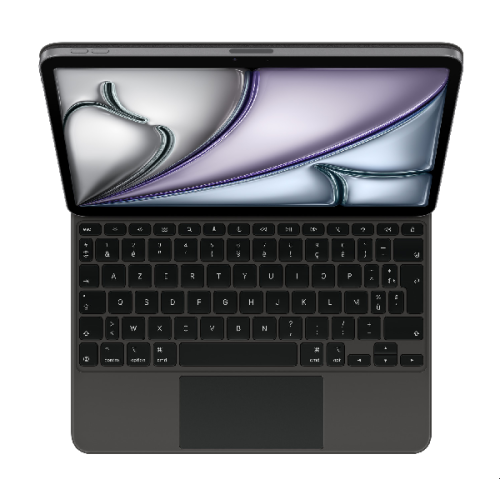 APPLE Magic iPad Air 11'' (M3) AZERTY (MGYX4F/A) Draadloos Tablet toetsenbord Zwart
