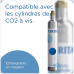 BRITA SodaONE Bruiswatertoestel Zwart - met 1 CO2-cilinder en 1 Soda fles