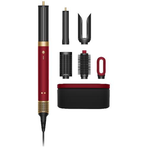 DYSON Airwrap Co-anda 2x Straight + Wavy Red Velvet / Gold