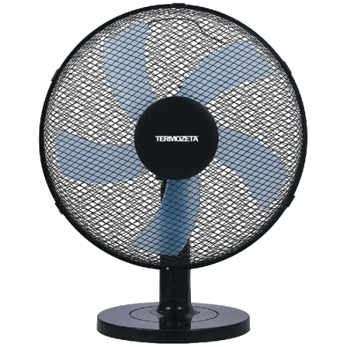 TERMOZETA WINDZETA TAVOLO PLUS - 40 cm - Tafelventilator - Tafelventilator - 3 snelheden - zwart en blauw