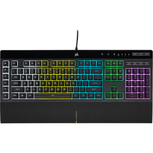 CORSAIR K55 RGB Pro (CH-9226765-BE) Bekabeld Gaming toetsenbord AZERTY Zwart