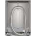 SIEMENS SN25EI13CE - vrijstaande vaatwasser - Standaard (60 cm breed) - 14 bestekken - 46 dB(A)