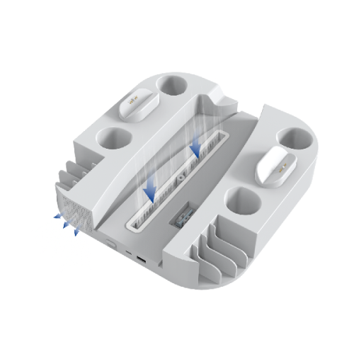 QWARE Cooling station met oplader PlayStation 5 Wit (QW PS5-5007DL)