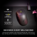 CORSAIR Sabre v2 Pro Ultralight Gaming Draadloos (2,4 GHz) en bekabeld (USB) Gaming-muis Zwart